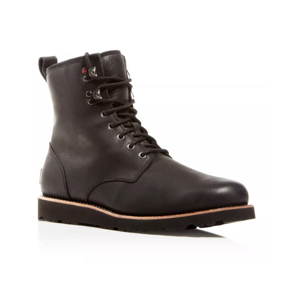 UGG Black Leather Men's Boots